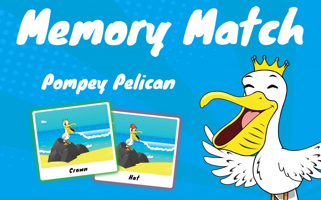 Memory Match Game Pompey Pelican.
